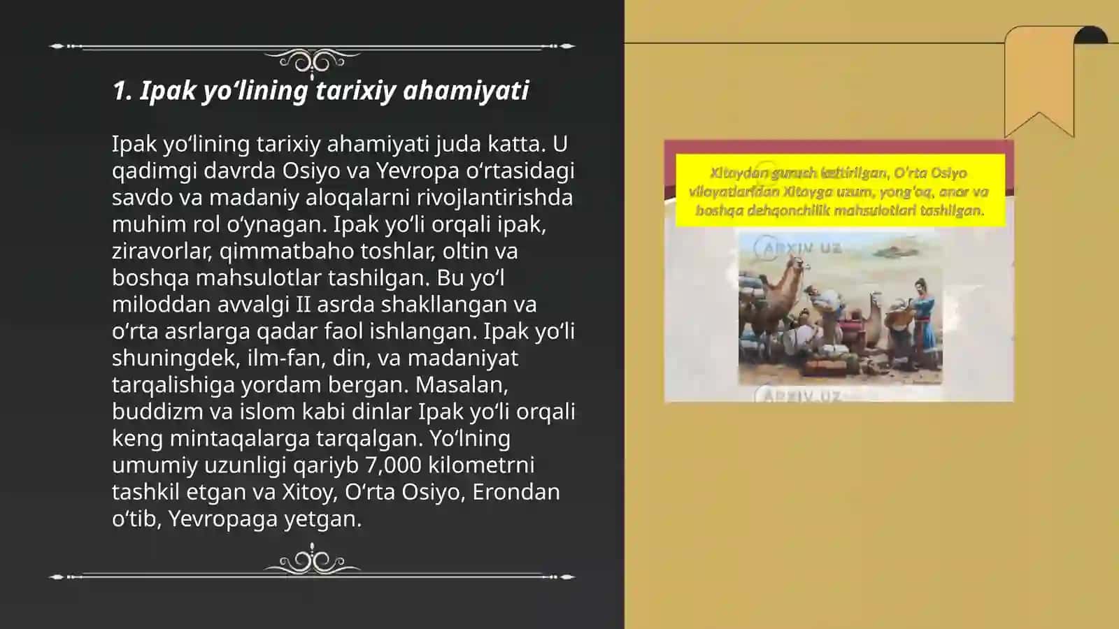 Buyuk Ipak Yoʻlida davlatlar aro hamkorligi va turizmni rivojlantirishdagi ahamiyati 3