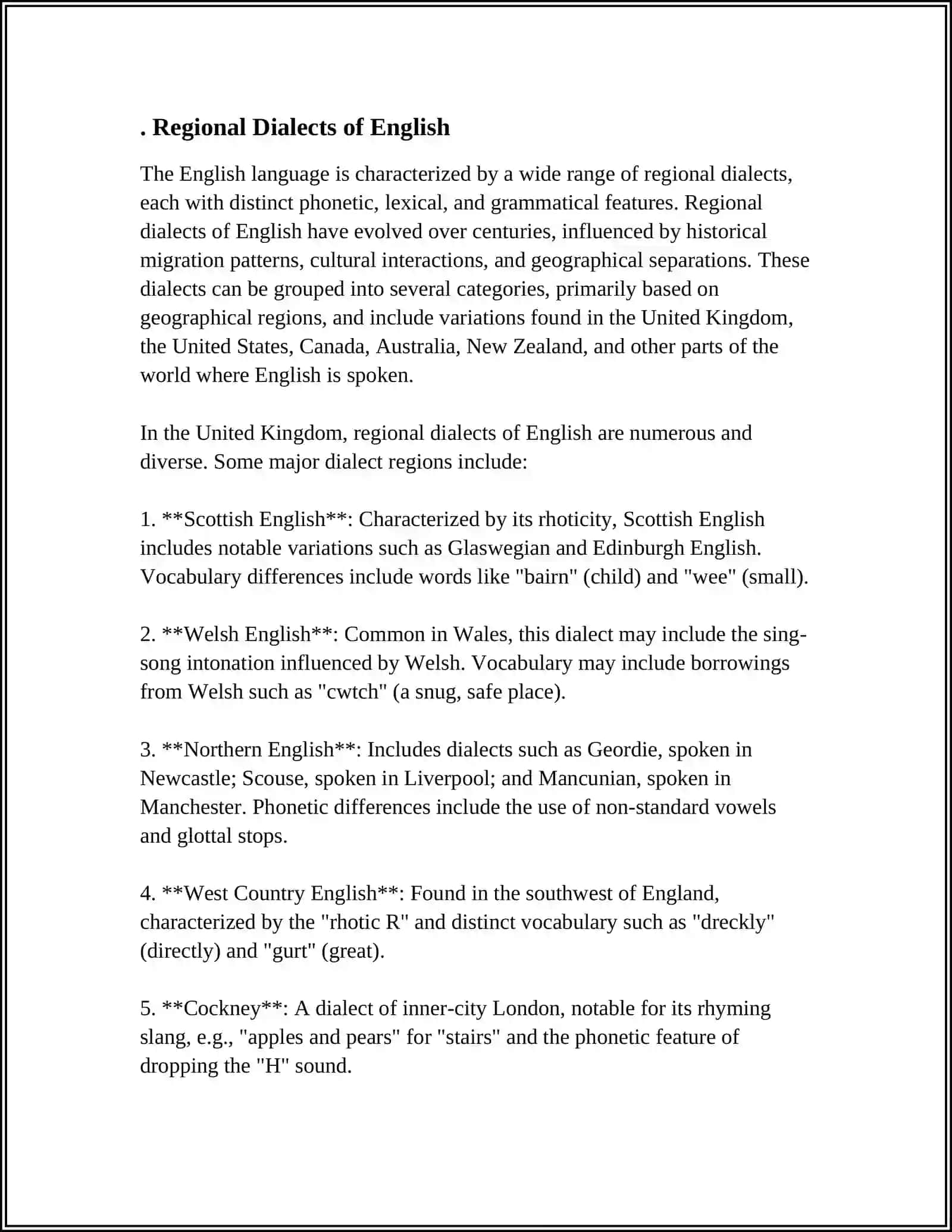 EXPLORING LANGUAGE VARIATION AND DIALECTS 3