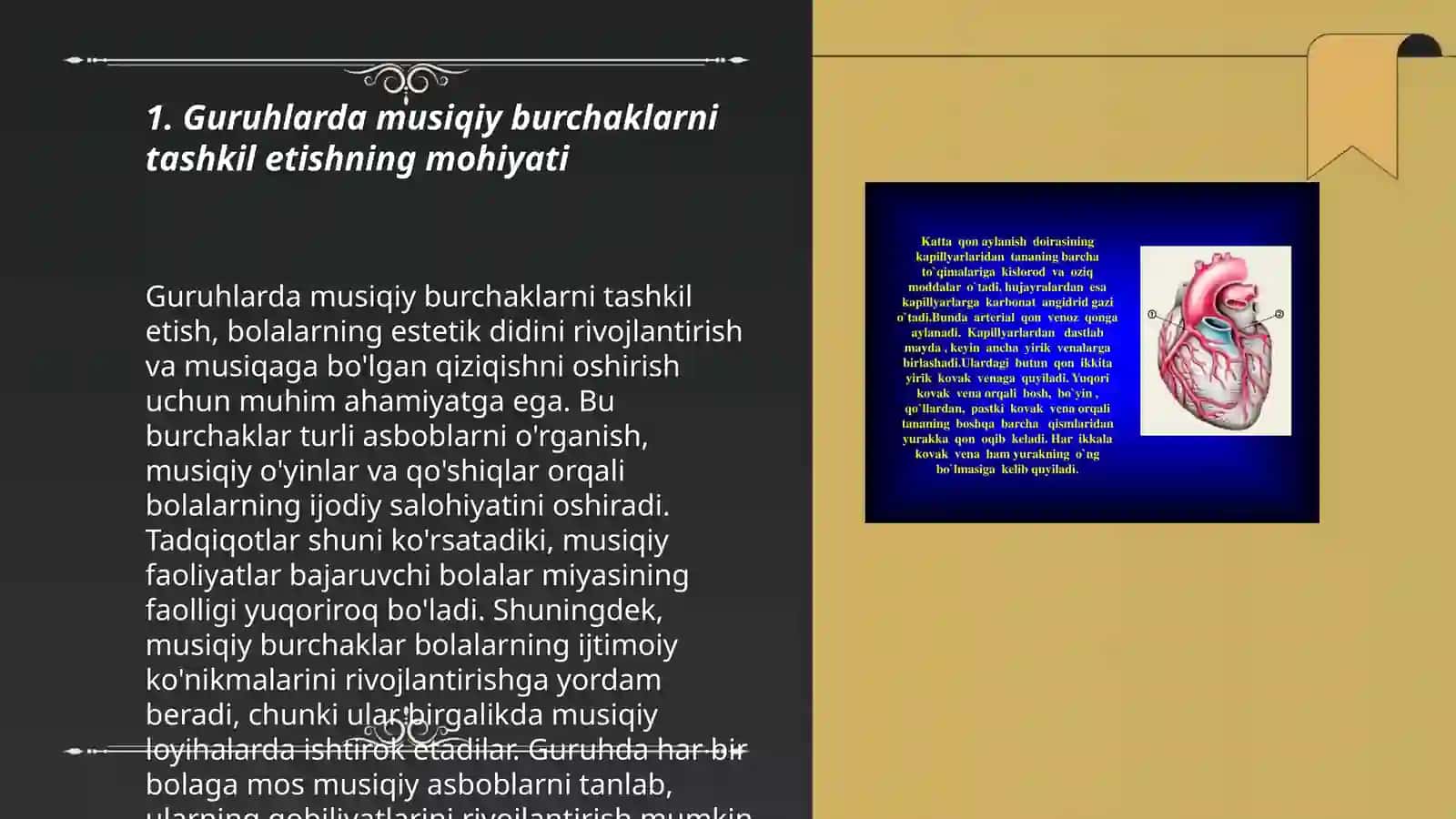 Guruhlarda musiqiy burchaklarni tashkil etish va uning faoliyatini tashkil etishda musiqa rahbarining o'rni 3