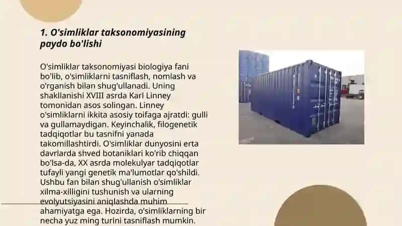 Yuksak o'simliklarning taksanomik tarixi. O'rta Osiyo olimlarining o'simliklar haqida fikirlari 3