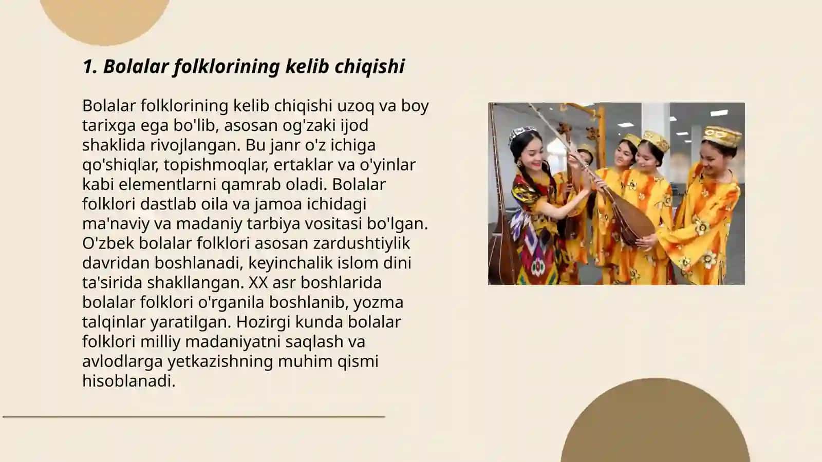 Bolalar folklorining taraqqiyoti 3