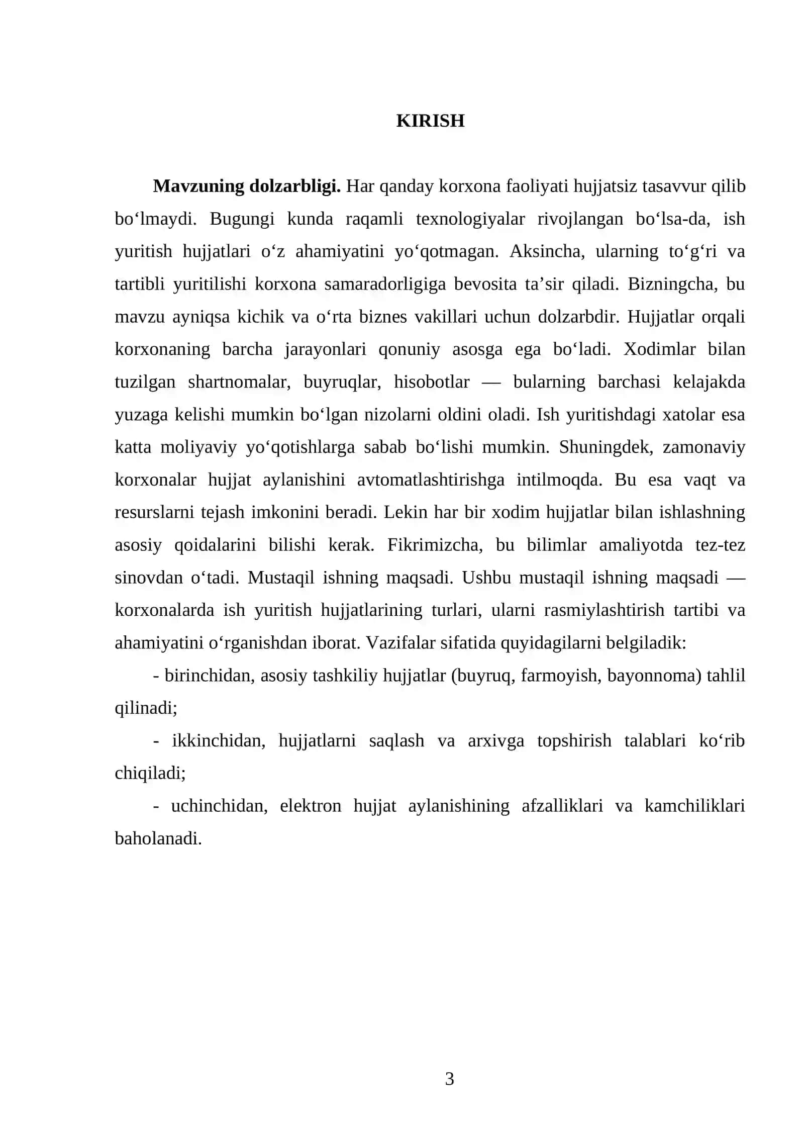 Korxonalarda ish yuritish hujjatlari 3