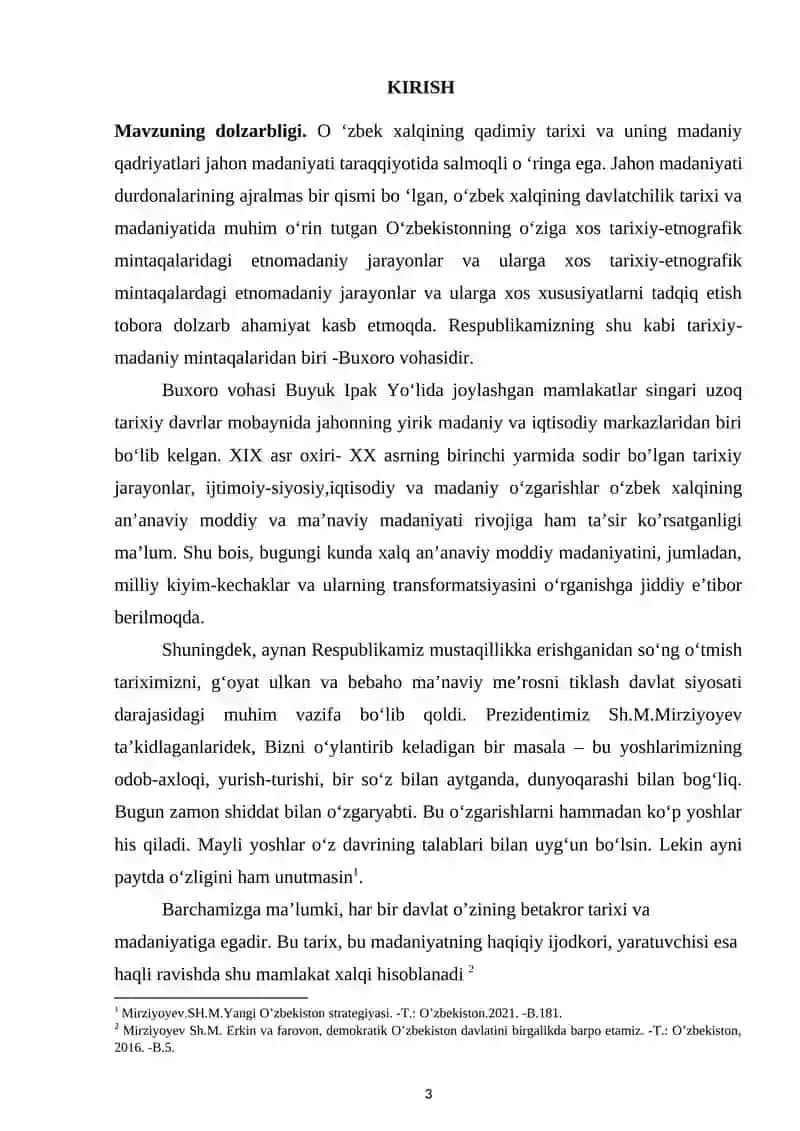 BUXORO VOHASI AHOLISINING AN’ANAVIY KIYIMLARI VA TAQINCHOQLARI (XX ASR MISOLIDA) 3