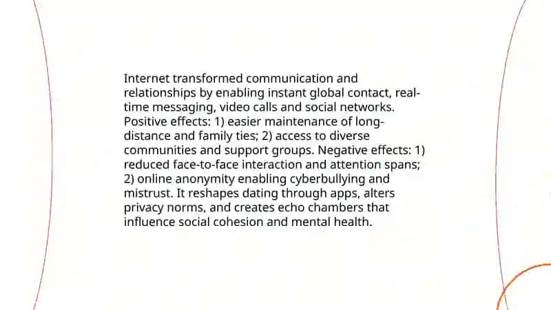 The Role internet in our life Ikromova shahrixoda 3
