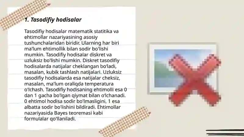 TIMSS Xalqaro baholash dasturida Maʼlumotlar va ehtimollik mazmun sohasiga oid topshiriqlar 3