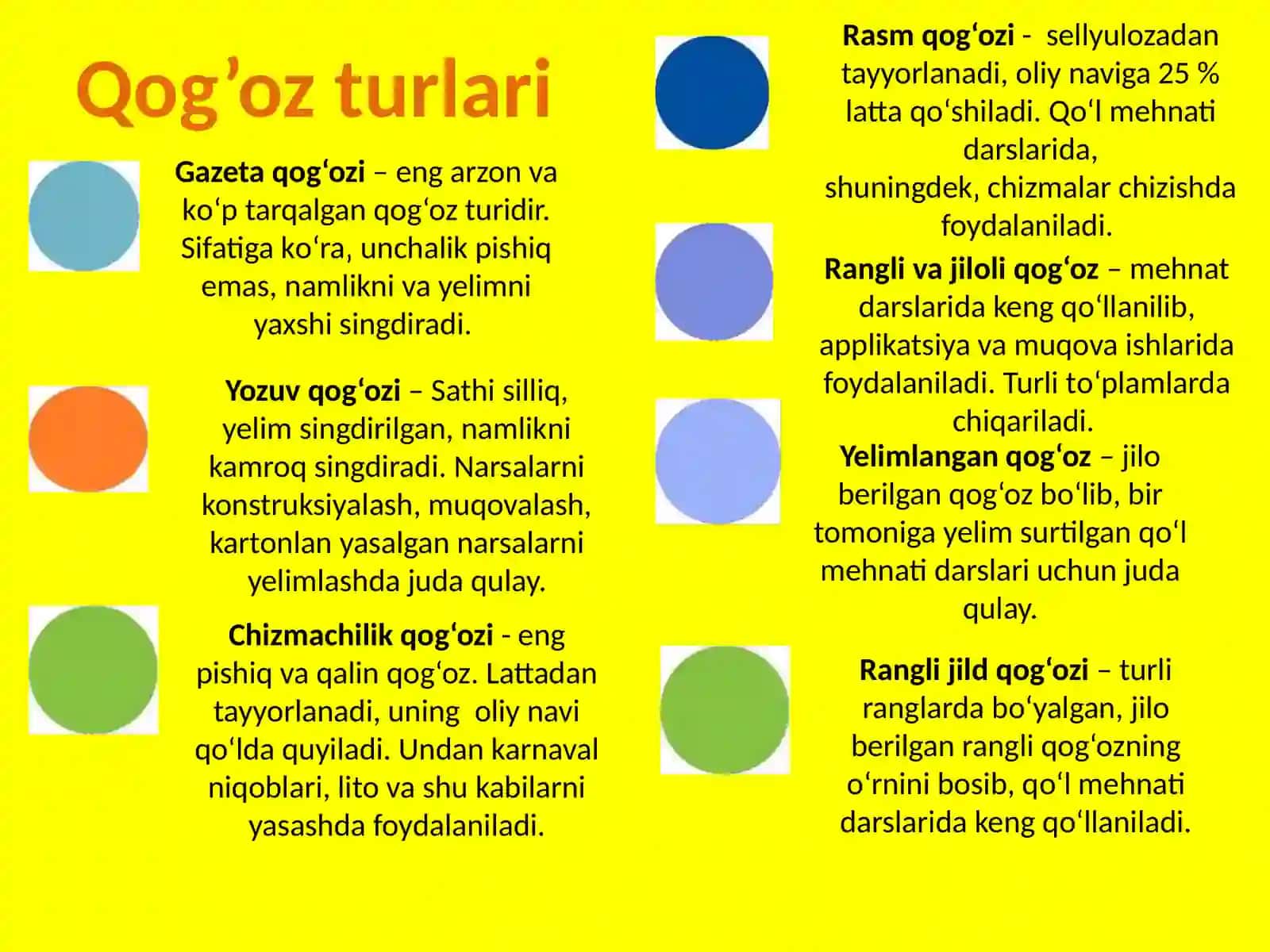 Qog‘oz va kartonning sanoat va turmushda qo‘llanilishi 3