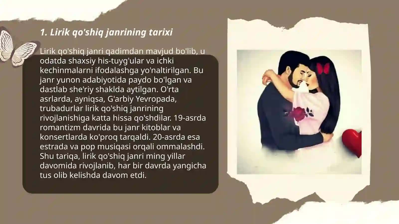 Lirik qo‘shiq janrlarining o‘ziga xos xususiyatlari 3