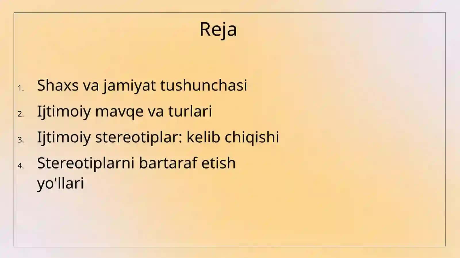 Shaxsning Jamiyatdagi Mavqei va Ijtimoiy Stereotiplar 3