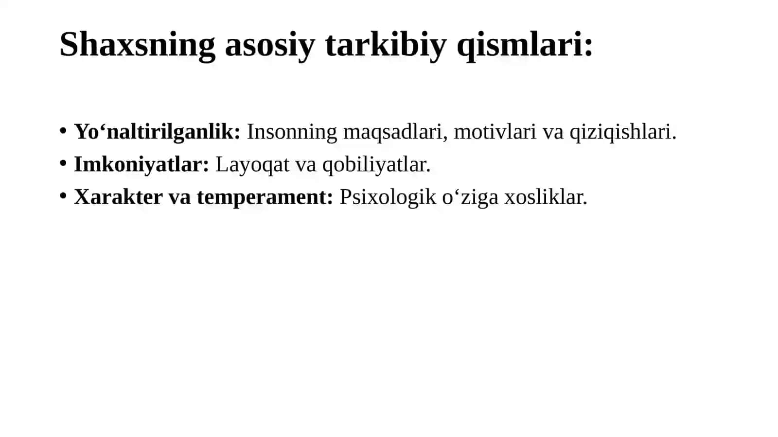 Psixologiyada shaxs va jamiyat muammosi 3
