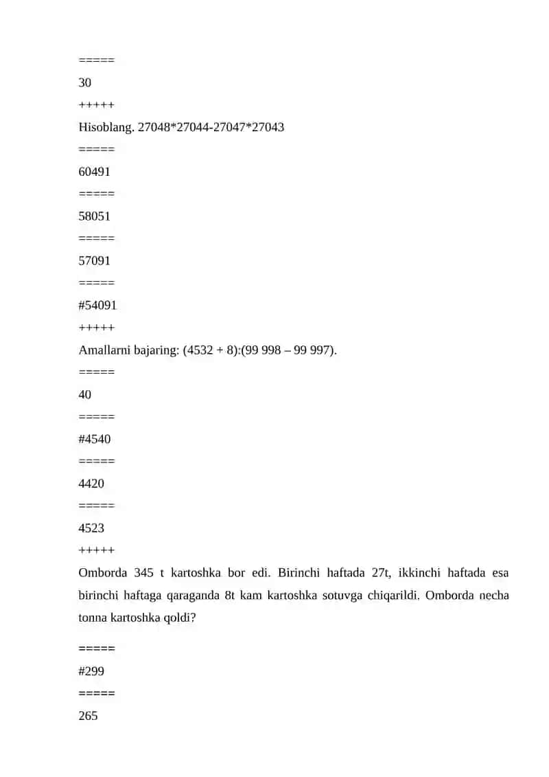 Matematika va uni o‘qitish metodikasi 3