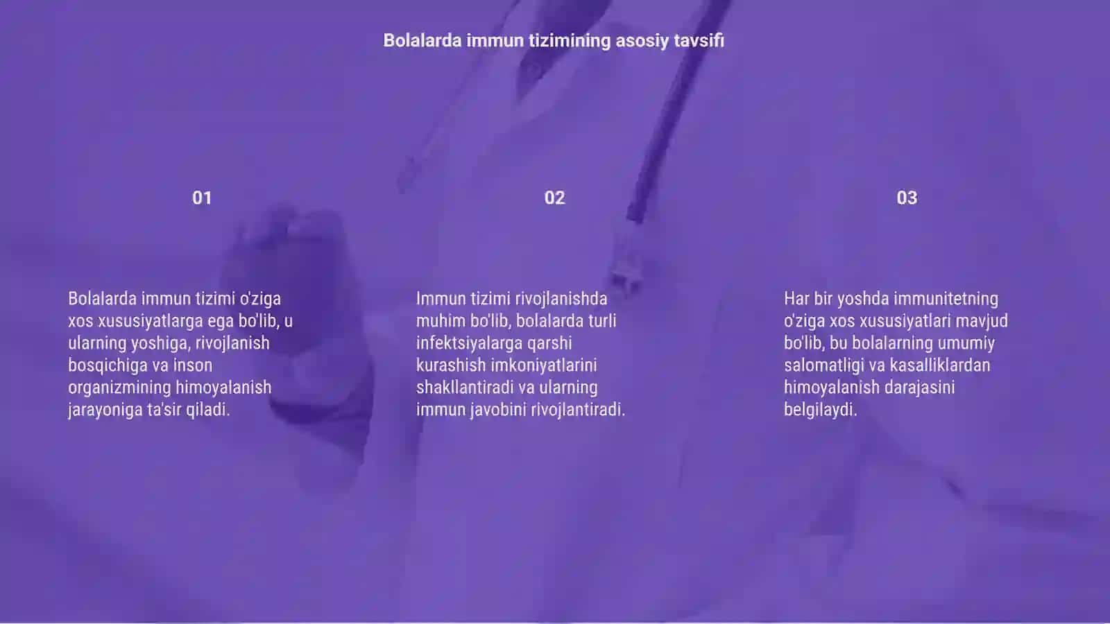 Bolalarda immun tizimi oʻziga xos xususiyatlari 3