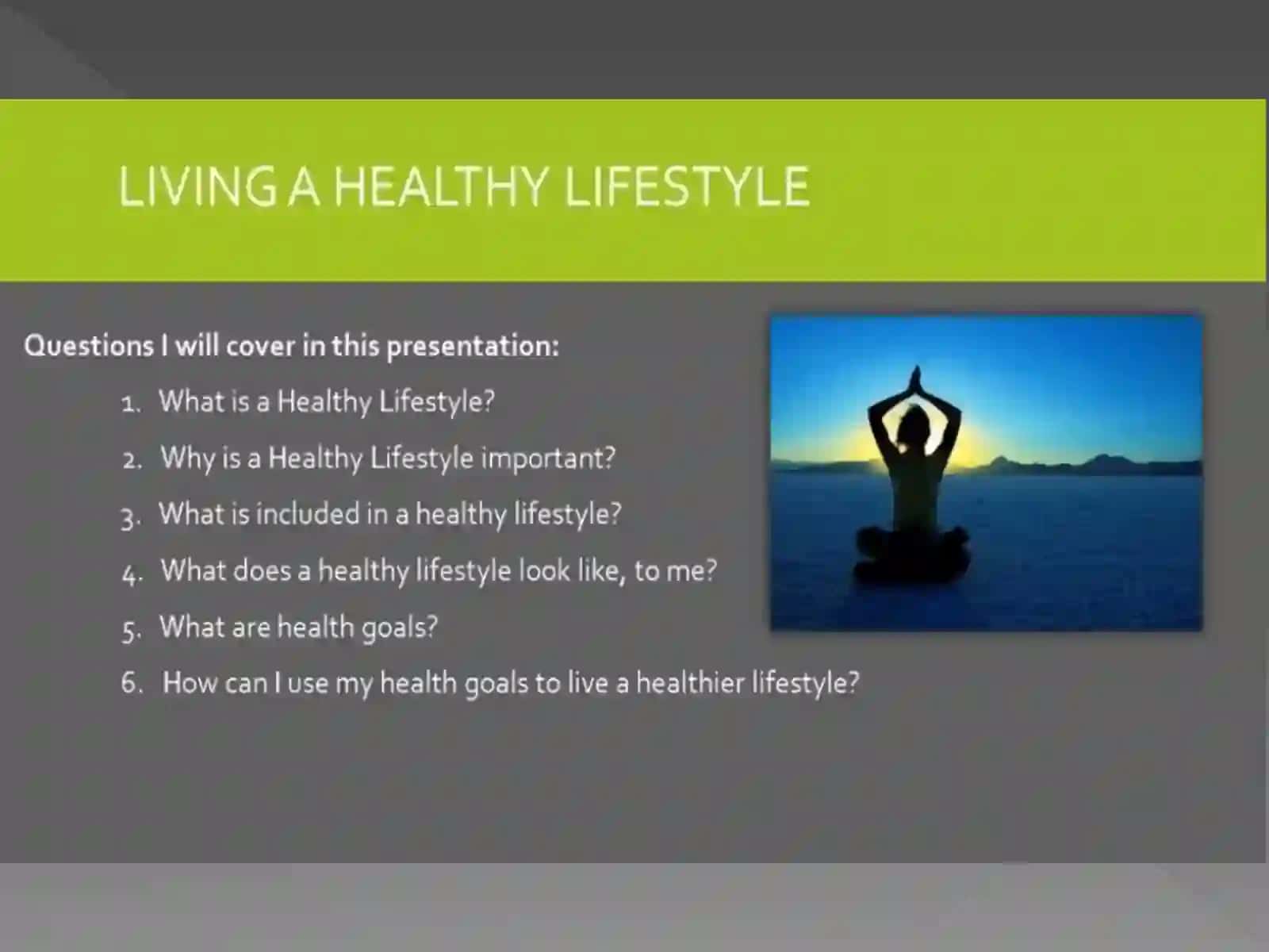 HEALTHY LIFESTYLE 3