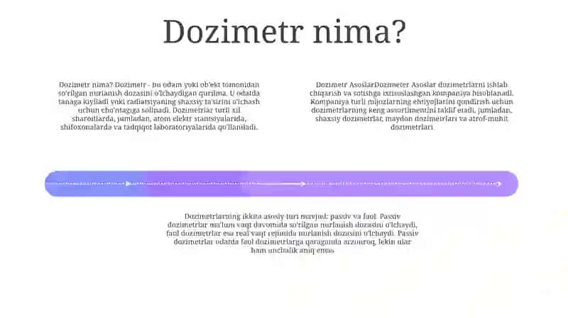 Dozimetr Asoslar 3