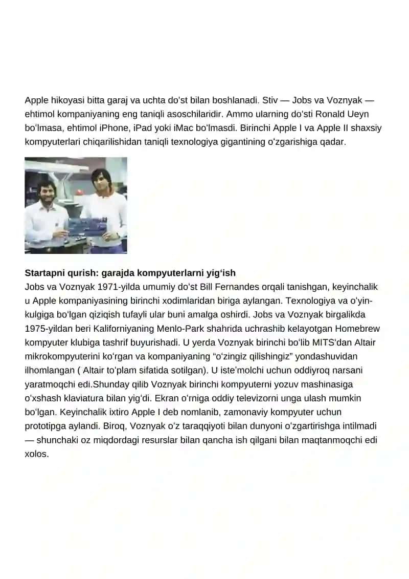 Apple Tarixi 3
