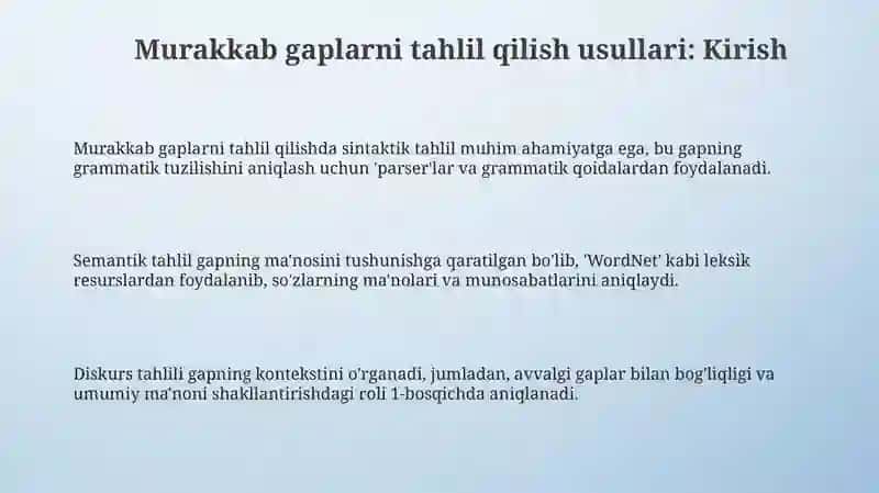 Murakkab Gaplarni Tahlil Qilishning Interaktiv Usullari 3