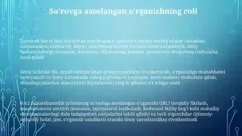 Tabiatshunoslikni o'qitishning ta'lim tarbiyaviy vazifalari 3