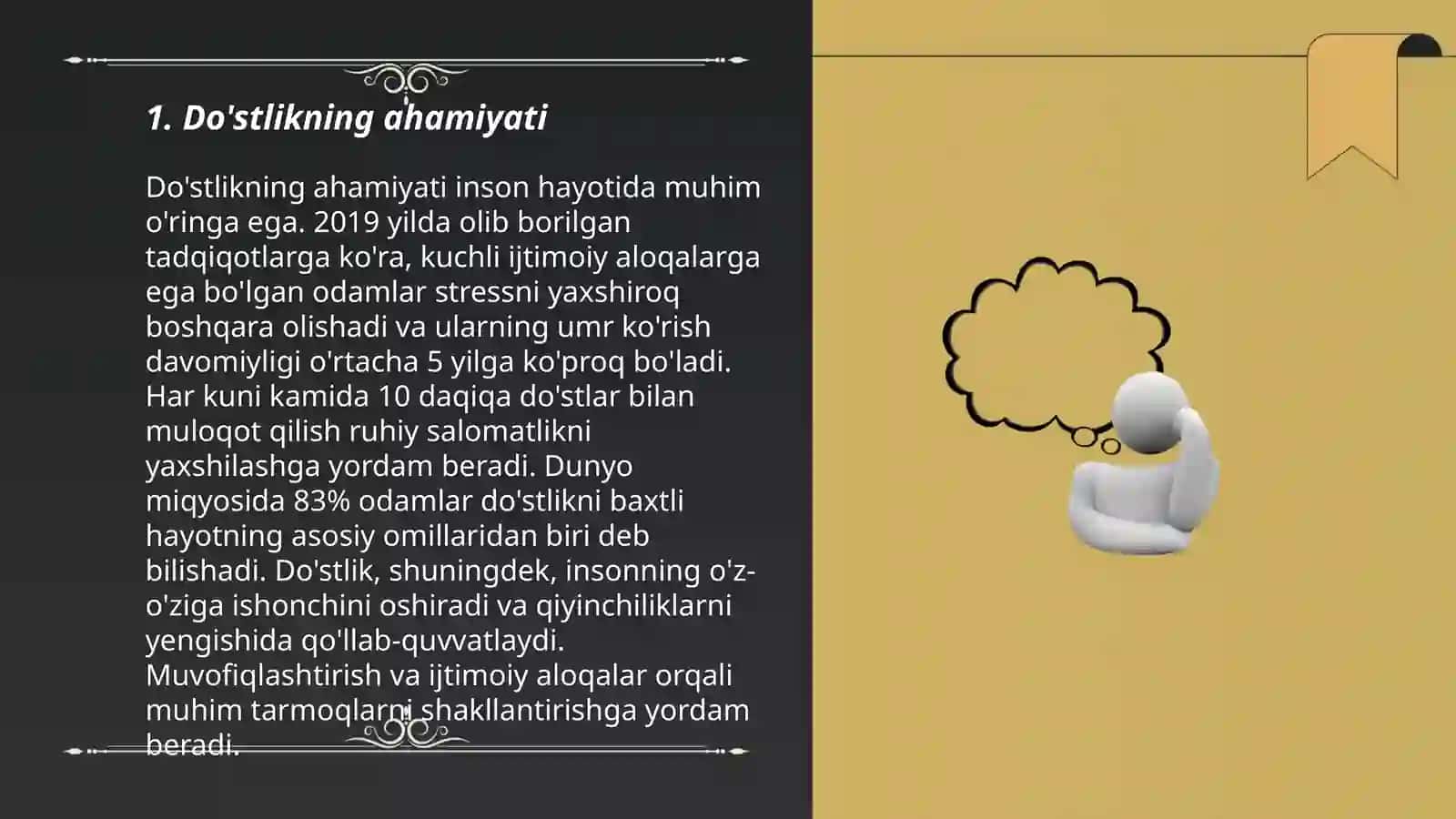3 SINIF TARBIYA KITOBIDAN ''DUSTLIK VA MEHIR OQIBAT" 3