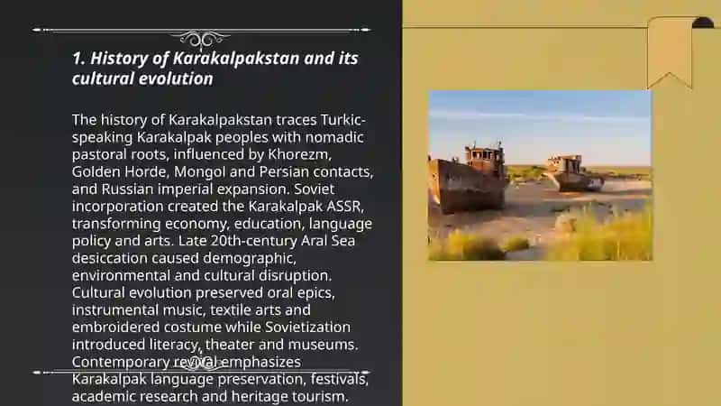 History of Karakalpakstan and its Cultural Evolution 3