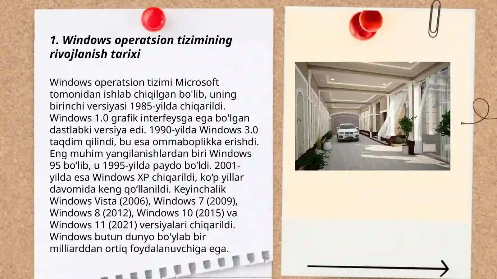 Windows operatsion tizimi tarixi va unda ishlash asoslari 3