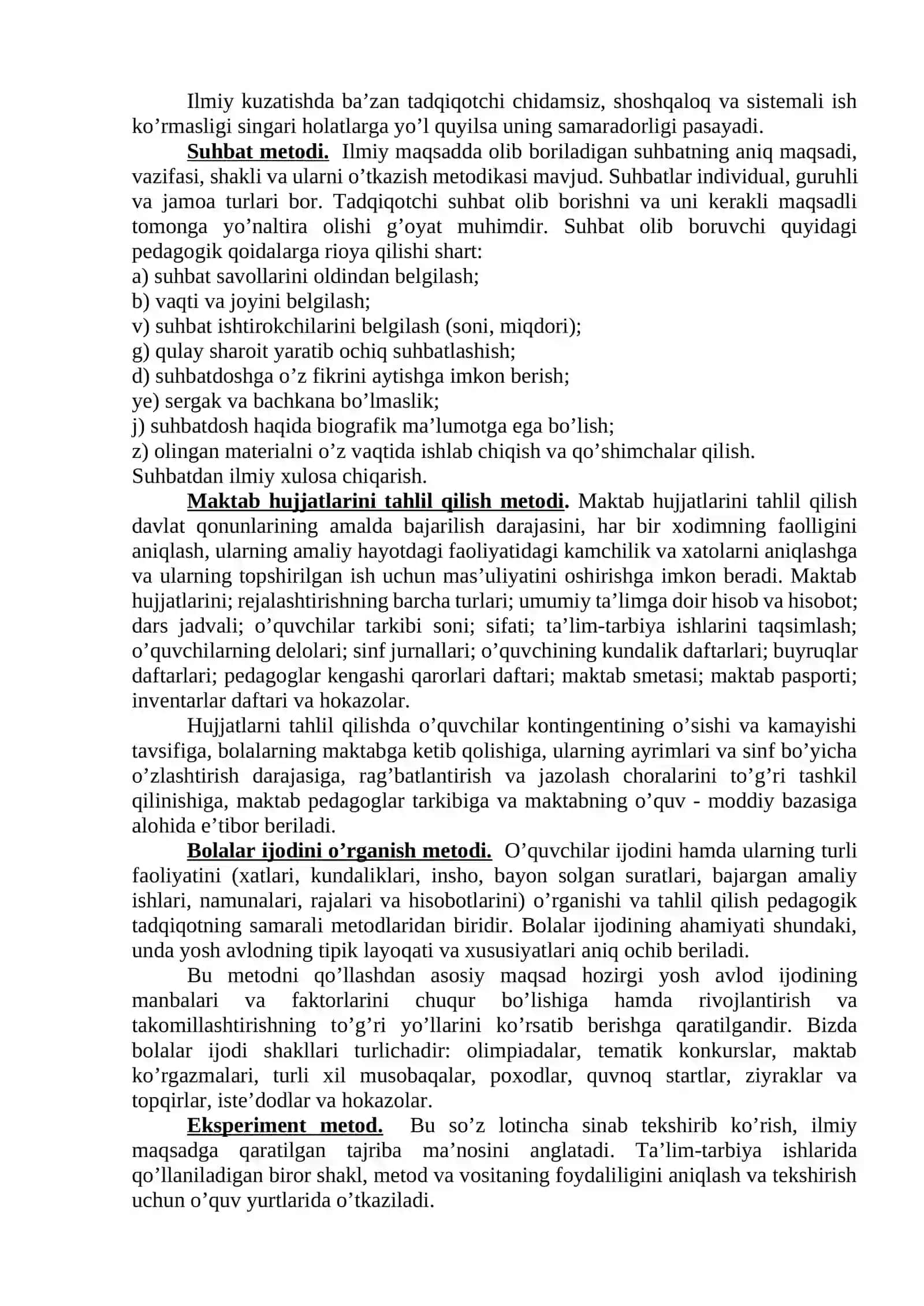 Pedagogikanining metodologik muammosi va tadqiqot metodlari 3