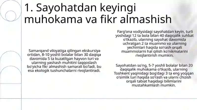 Bolalarni tabiat bilan tanishtirish ekskursiya va sayrlarni tashkil qilish 3