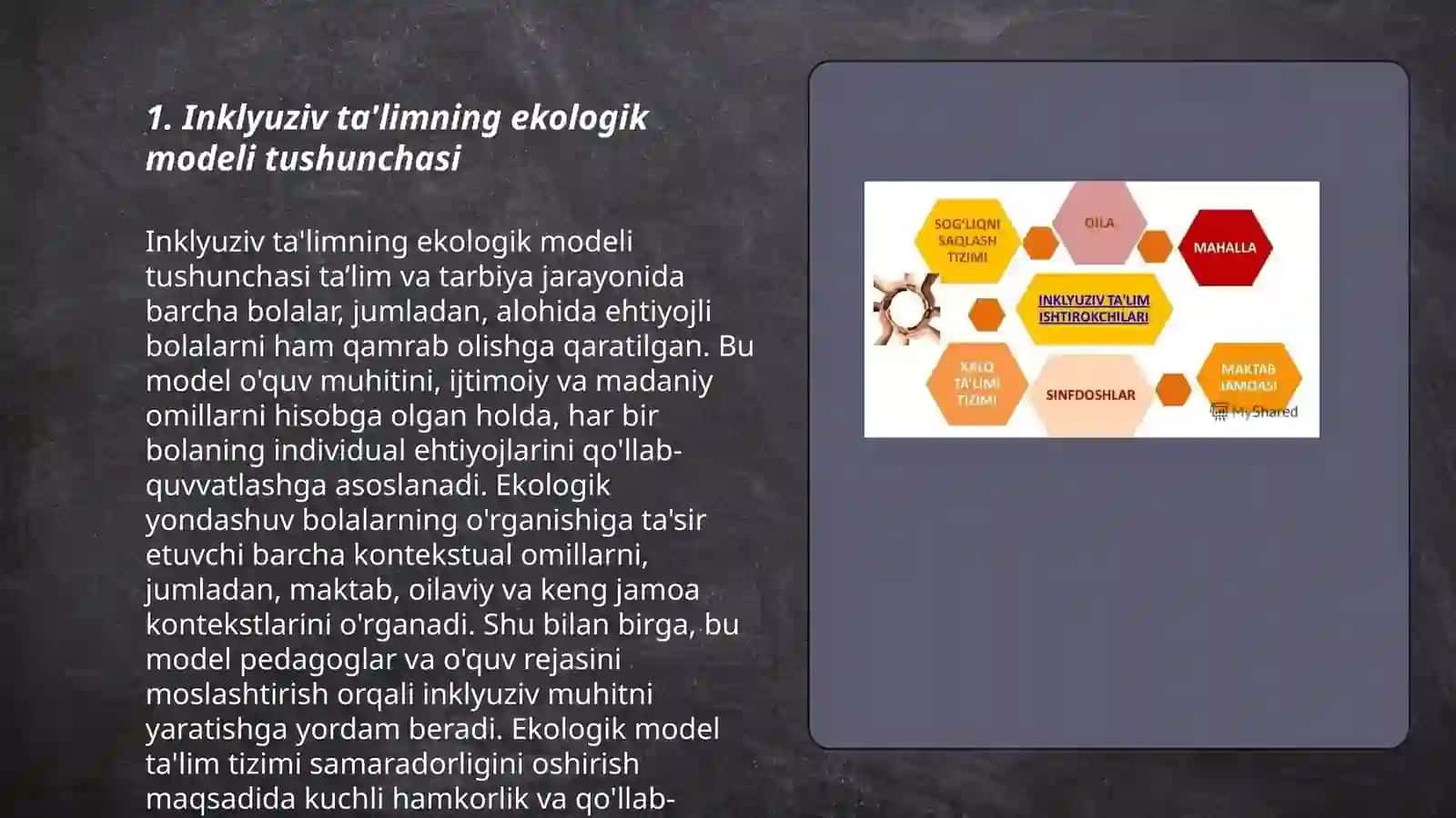 Inklyuziv ta'limning ekologik modeli tushunchasi 3