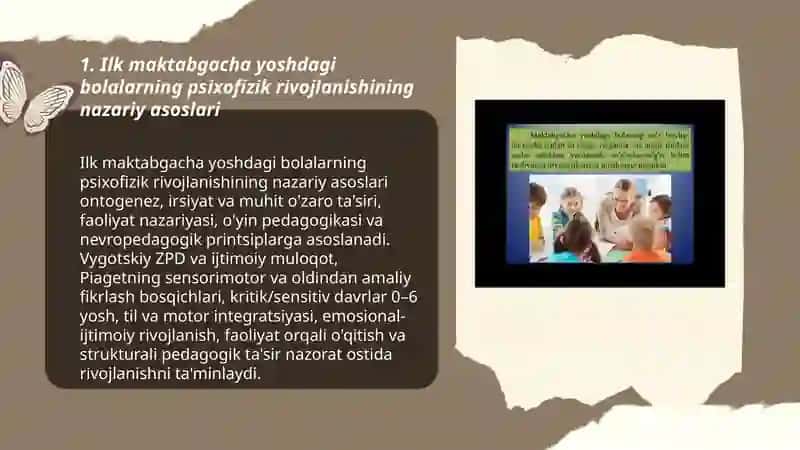 Ilk maktabgacha yoshdagi bolalarning psixofizik rivojlanishining nazariy asoslari 3