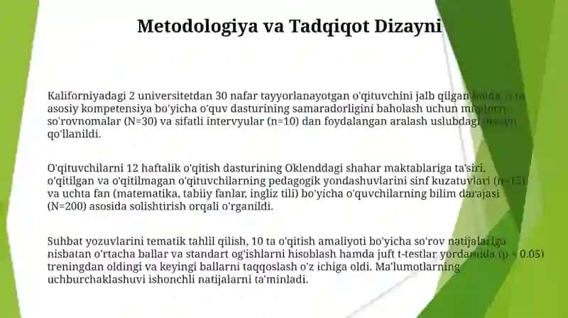 Chet tilini òqitish bòyicha amaliy tadqiqotlar 3