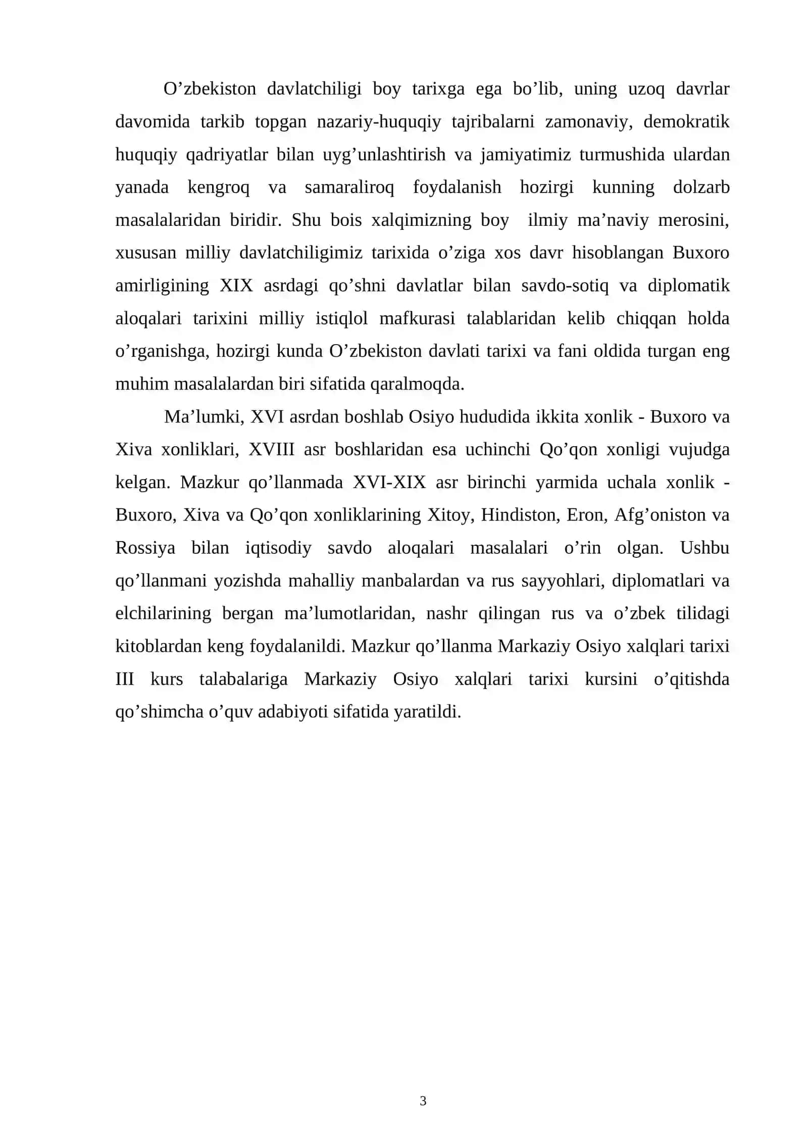 O‘RTA OSIYO XONLIKLARIDA SAVDO SOTIQ MUNOSABATLARI 3