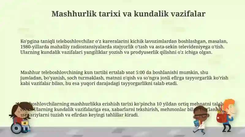 Mashhurlikdan muvaffaqiyatgacha: Karyera yo'li va sirlari 3