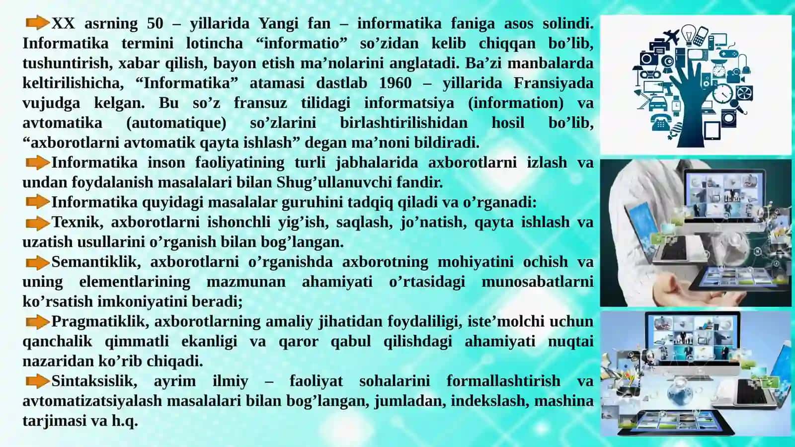 Axborot kommunikatsiya texnologiyalari mahsulotlari 3