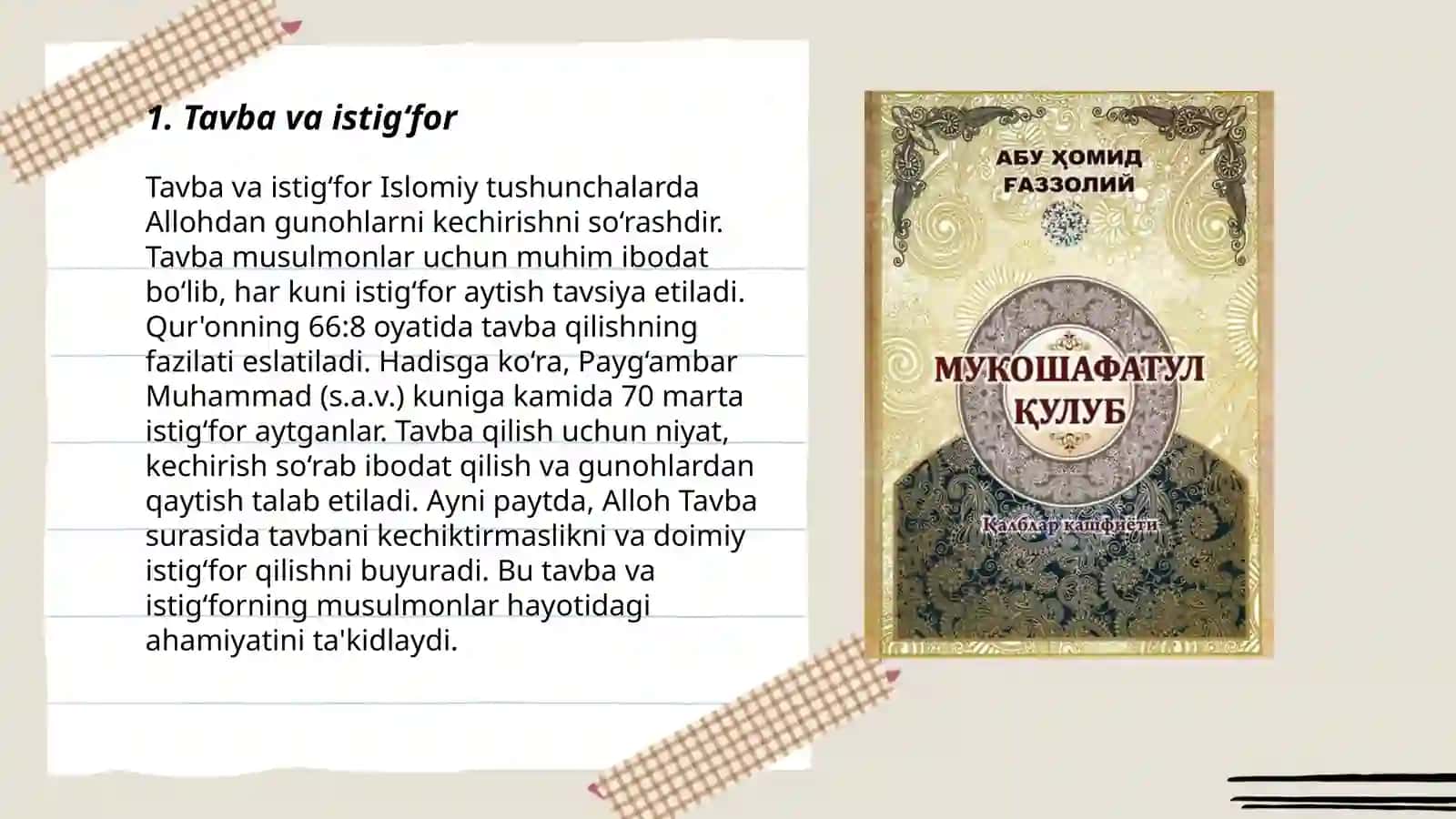 Mukoshafatul qulub 3