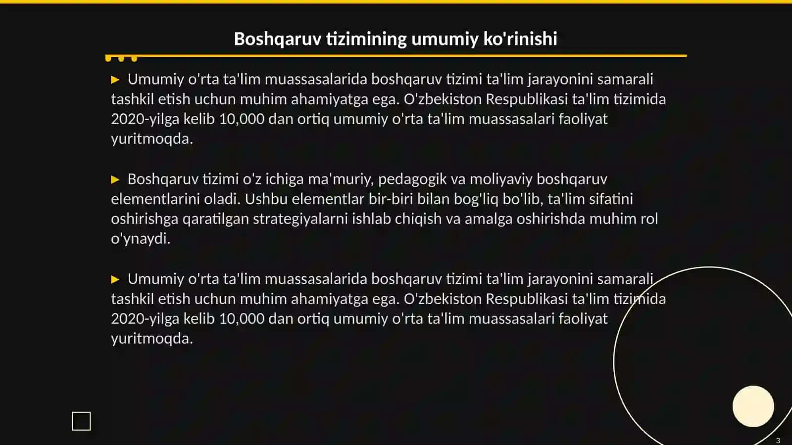 Umumiy o'rta ta'lim muassasalarda boshqaruv jarayonlarni tashkil qilish 3