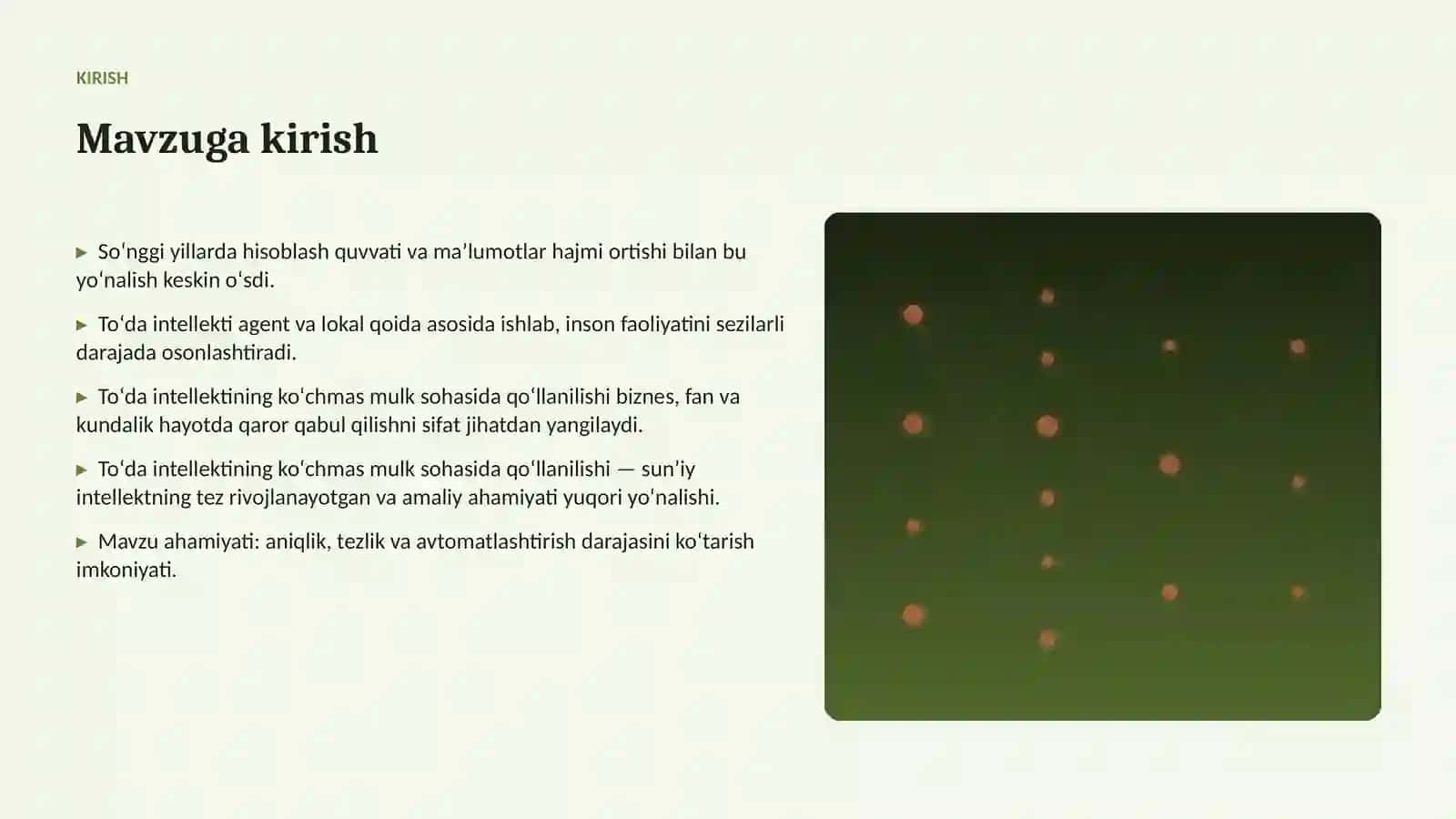 SUNʼIY INTELLEKT • PROFESSIONAL TAQDIMOT 3