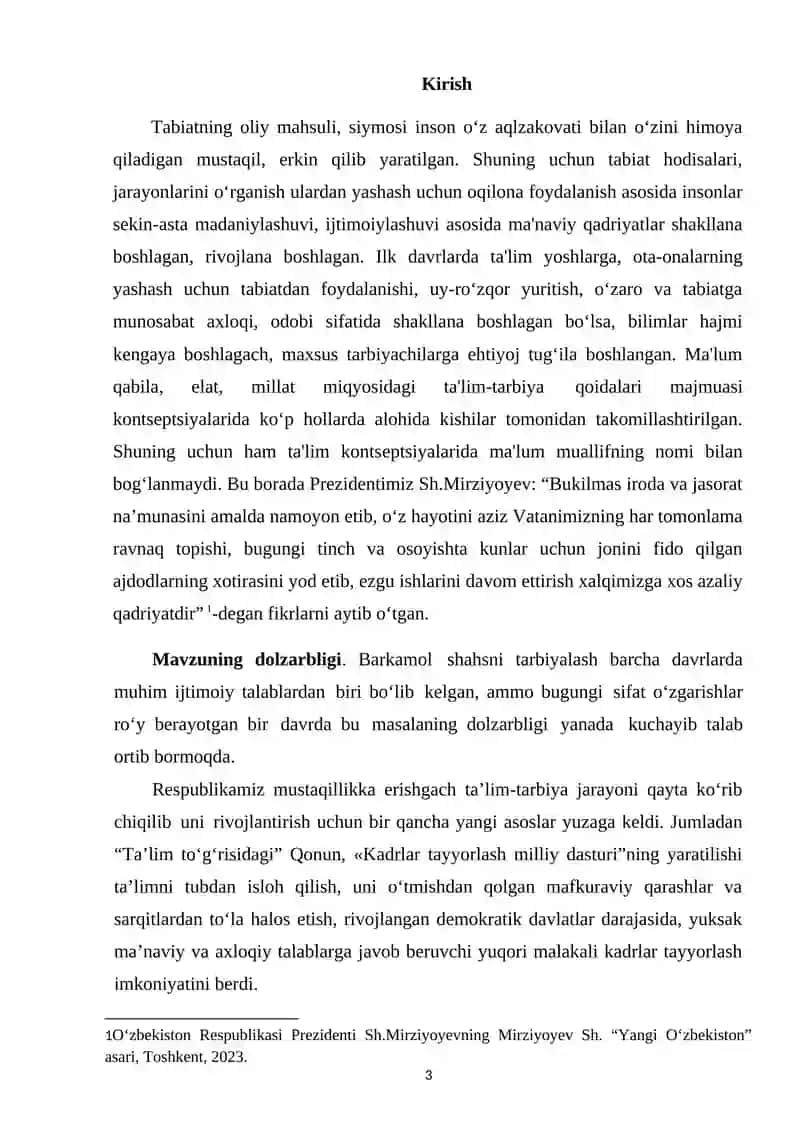 "MutaFakkir allomalarimiz me'rosining farzand kamolotida tutgan o'rni" 3