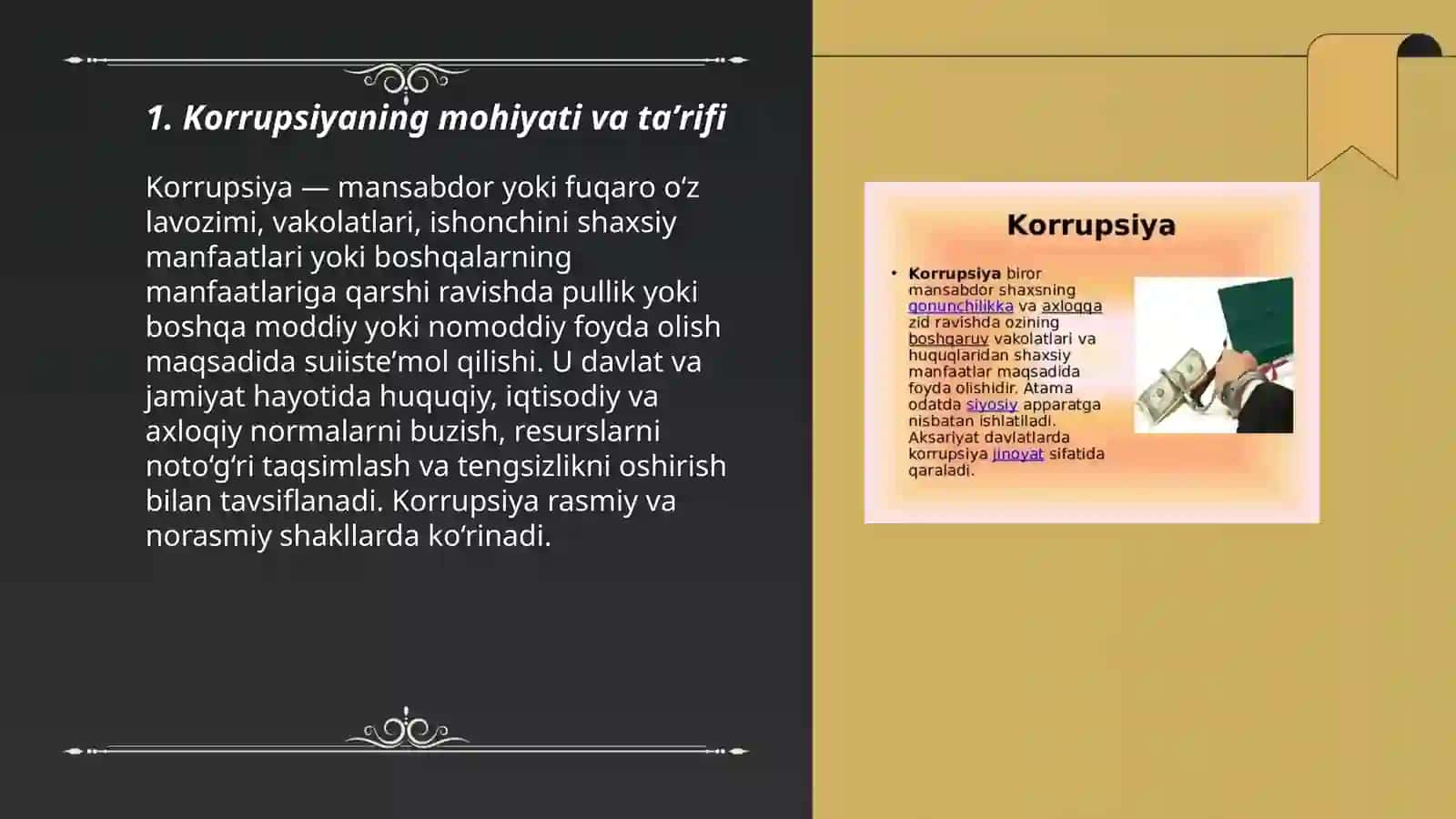 Korrupsiyaning mohiyati va uning oqibatlari 3