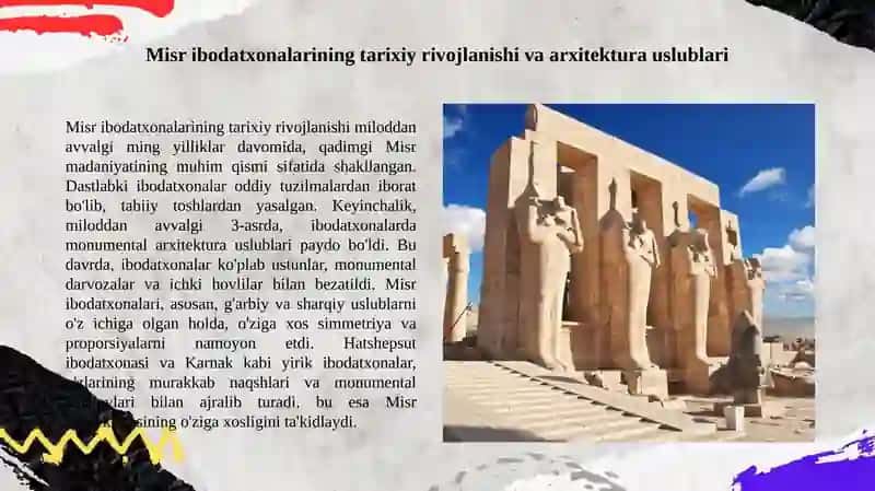 Misr memorchiligidagi ibodatxonalar turlari va shakllari 3