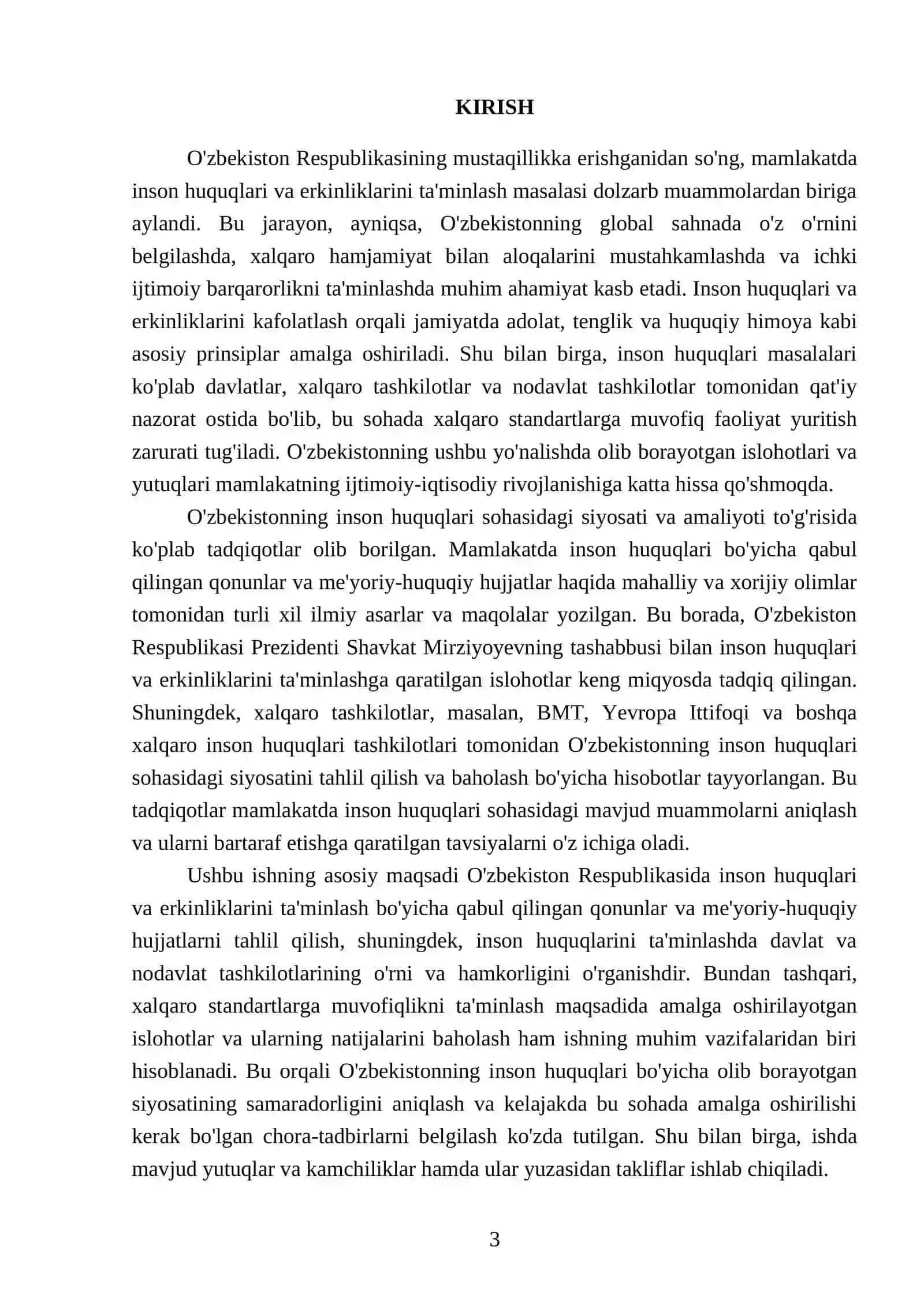 Yangi O'zbekistonda inson haq-huquqlari va erkinliklari kafolatining yaratilishi 3
