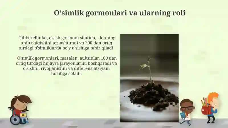O‘simliklar o‘sishi va rivojlanishi 3