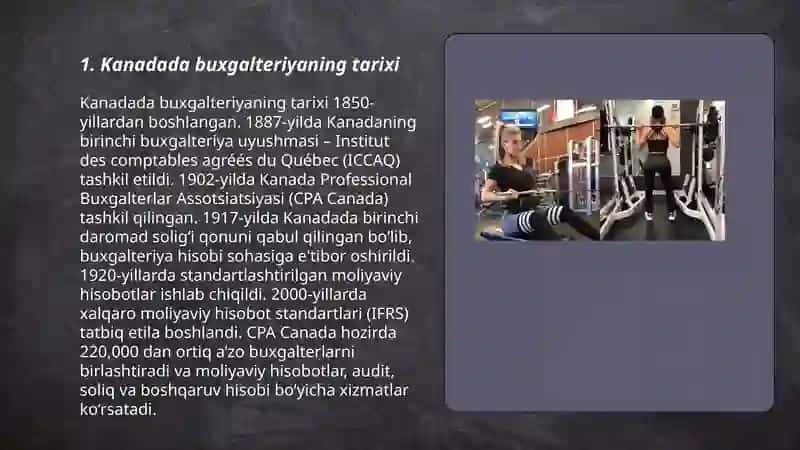 Kanadada buxgalteriyaning tarixi 3