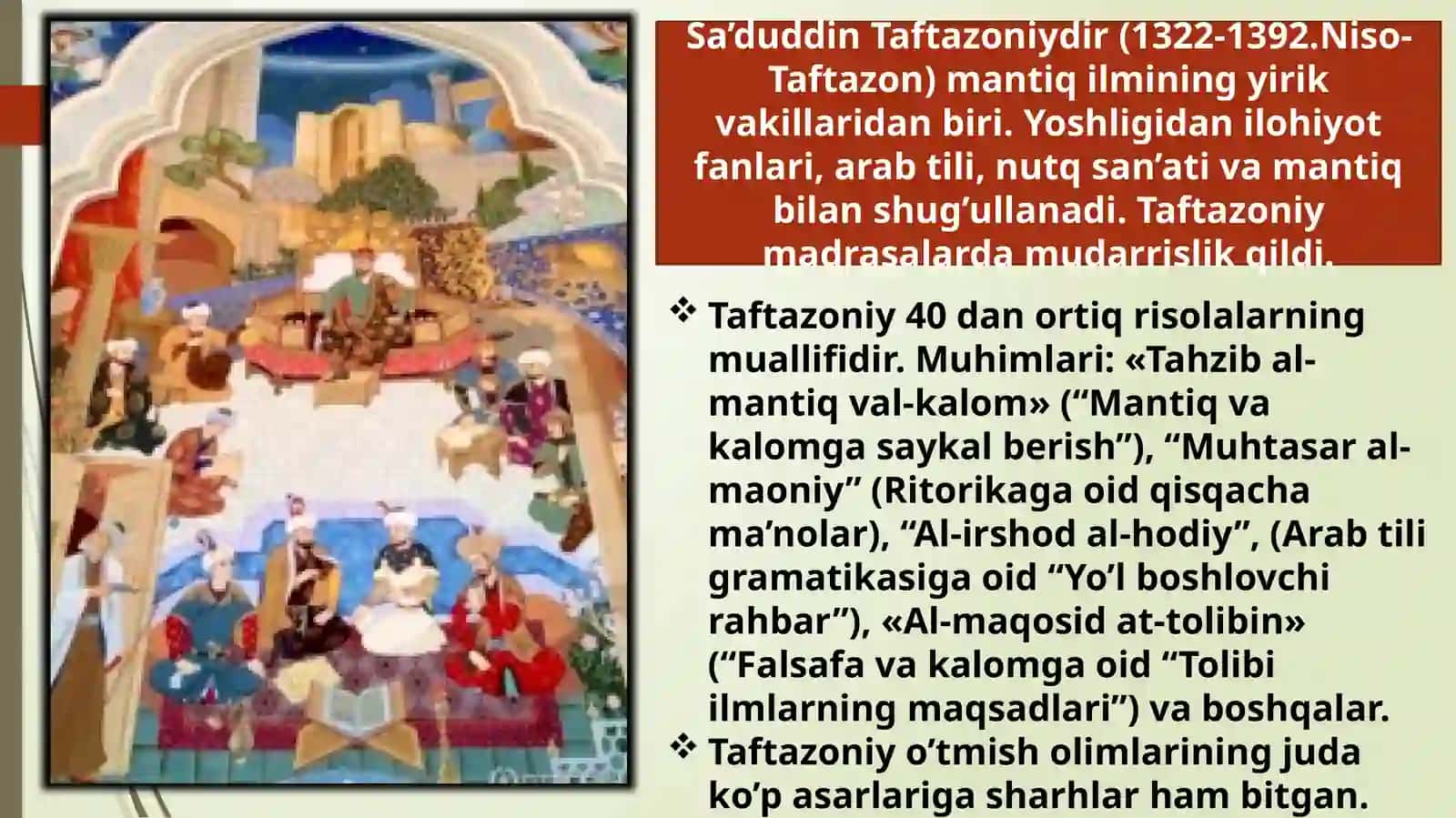 MARKAZIY OSIYODA TEMUR VA TEMURIYLAR DAVRI FAN TARAQQIYOTI 3