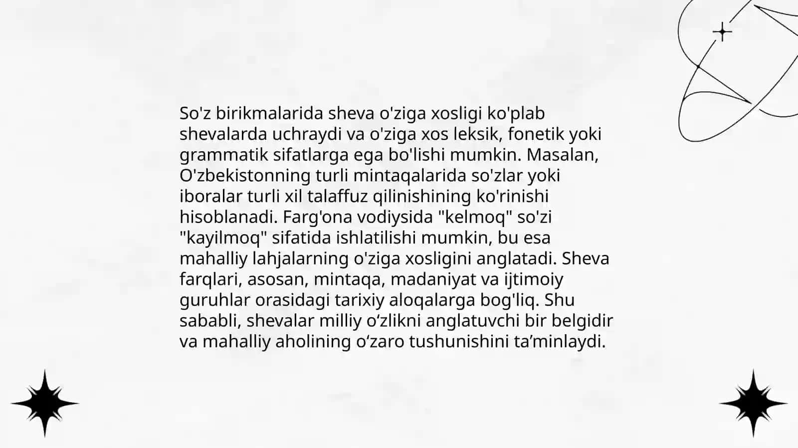 Shevalarning sintaktik xususiyatlari 3