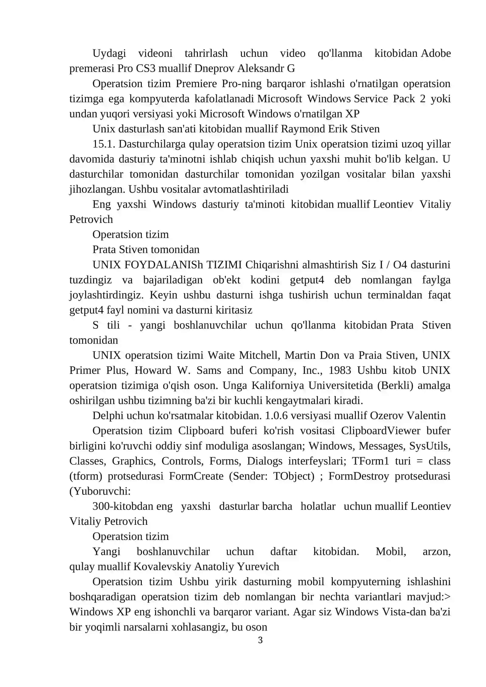 Operatsion tizimlar va ularning turlari 3
