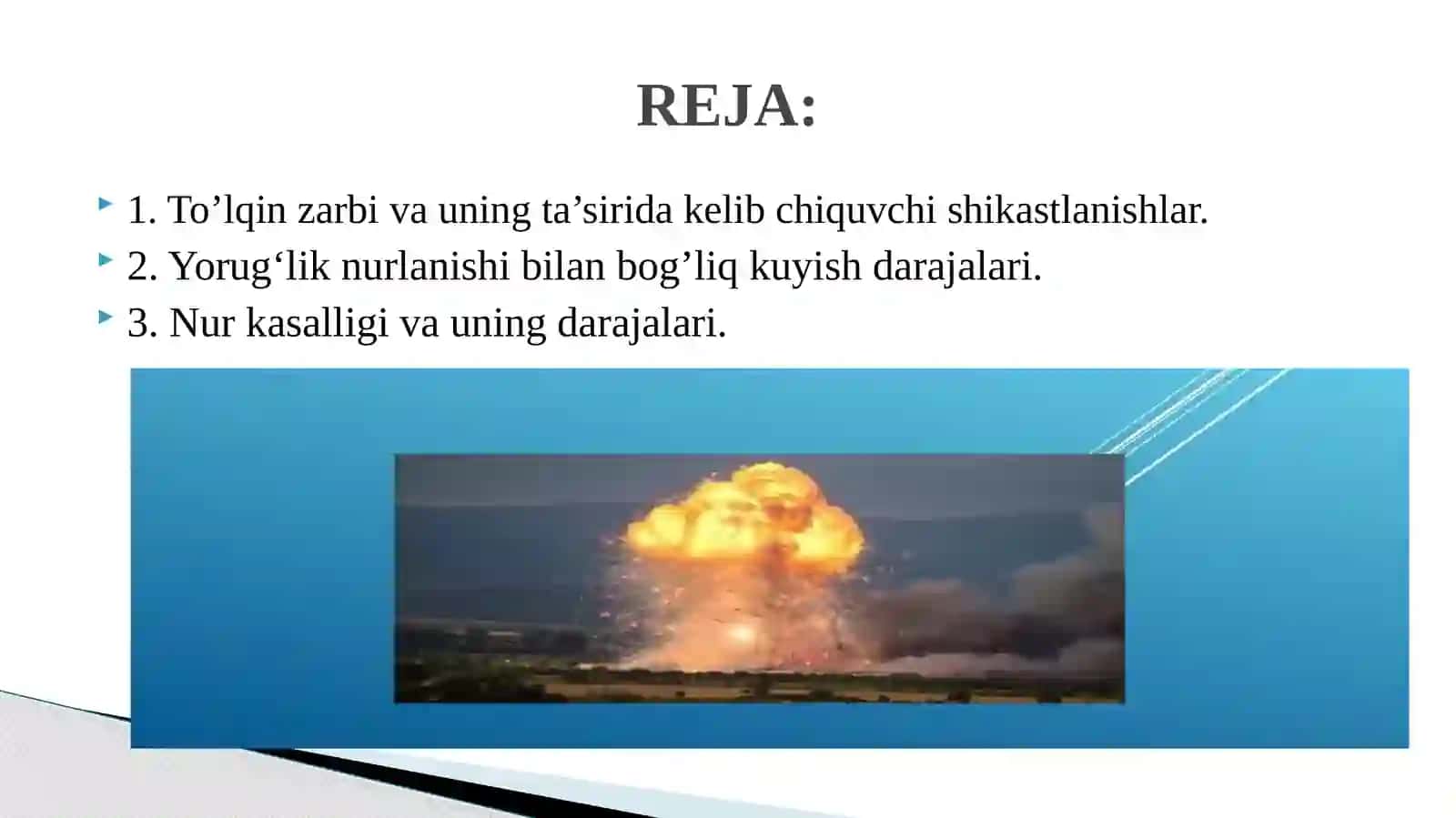 To‘lqinzarbi.Jabrlanishzonalaritavsifi.Yorug‘likajralishi.O‘tuvchinurlar 3