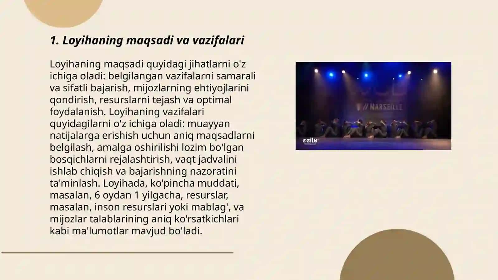 Taqdimot loyihasini ishlab chiqish va bajarish: bosqichlari va talablari 3