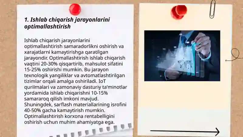 Ishlab chiqarish samaradorligini boshqarish 3