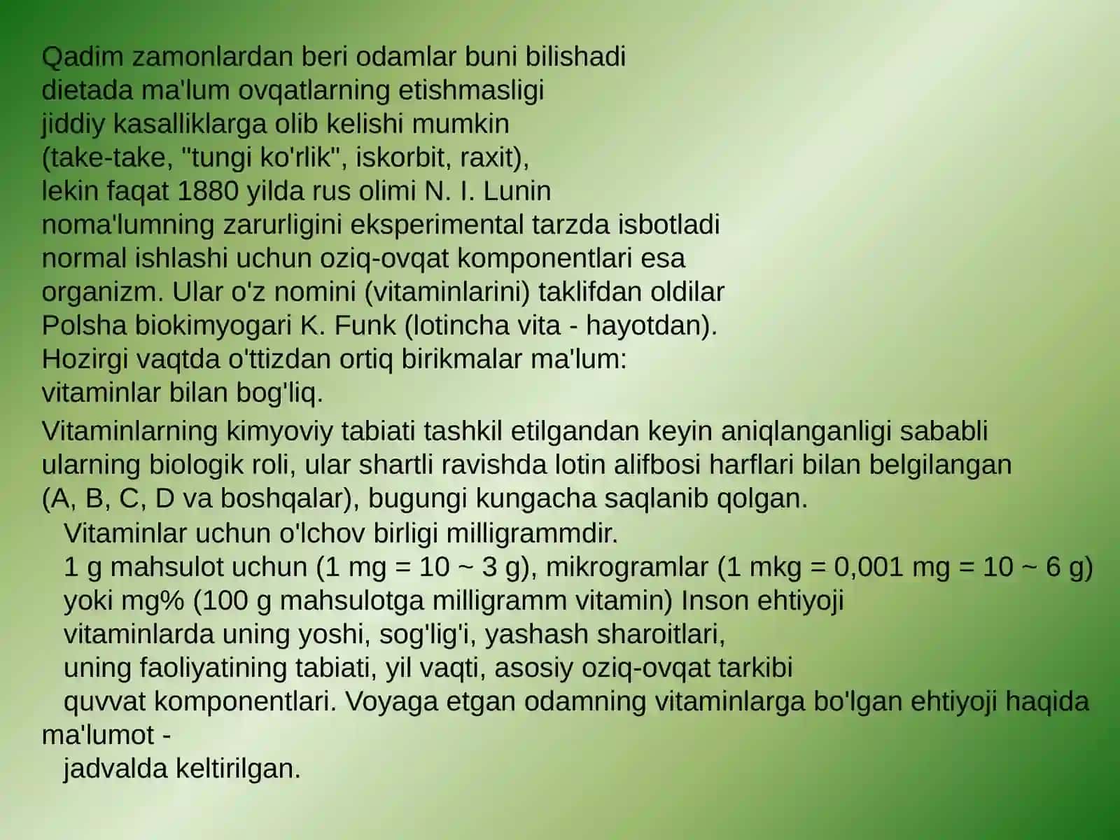 Biologik faol qo'shimchalar 3