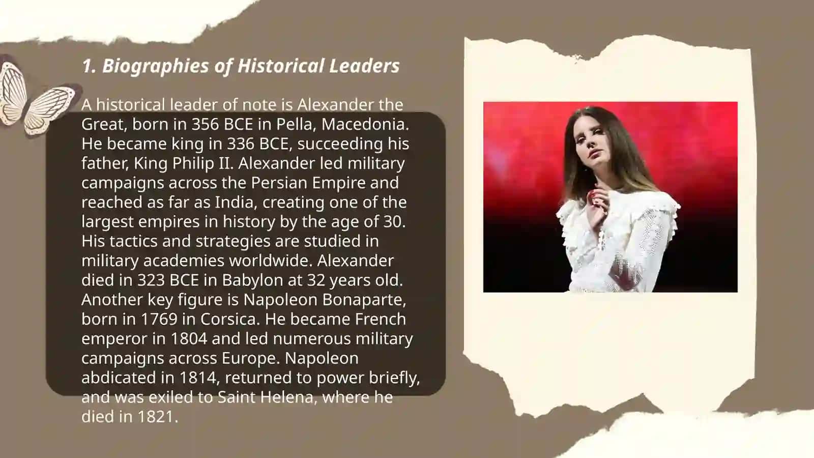 Biographies of Historical Leaders 3