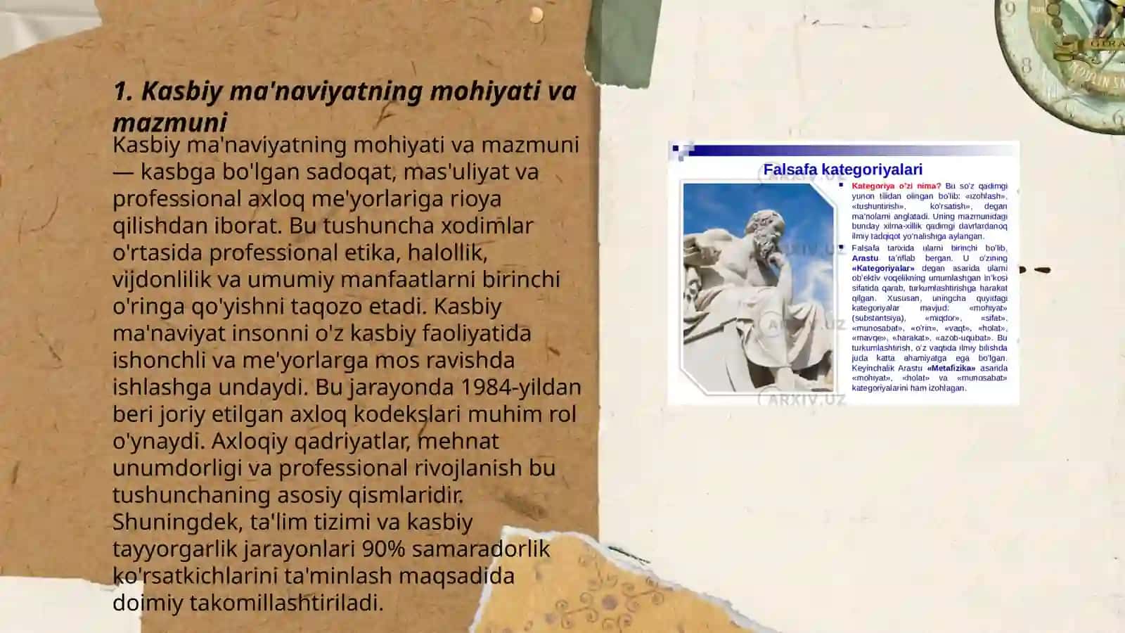 "Kasbiy ma'naviyat" fani predmeti, vazifasi va jamiyat hayotidagi ahamiyati 3