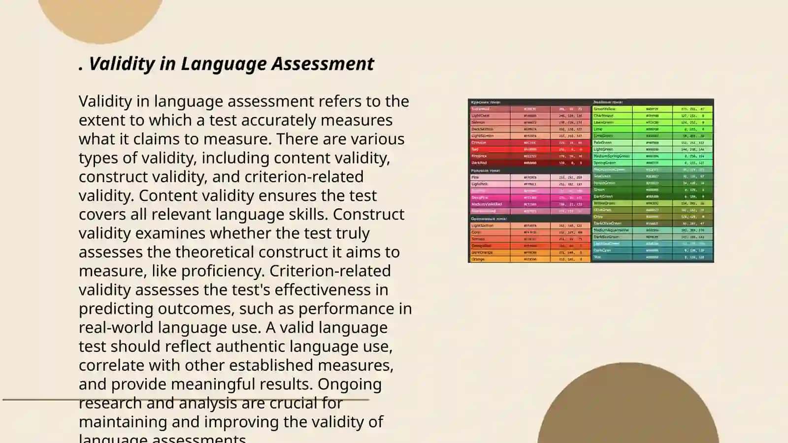 Key Principles of Language Assessment and impact High Stakes testing on education 3